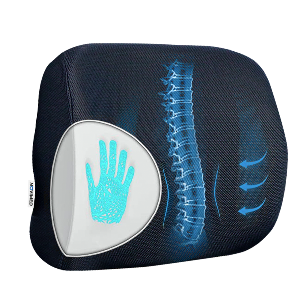 Luxury Memory Foam Lumbar Support Pillow – TechTonic