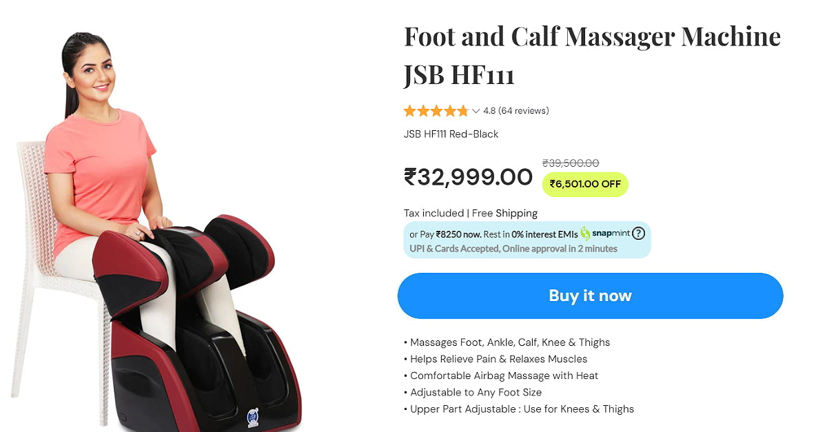 What is Electric Shiatsu Leg Massager India?