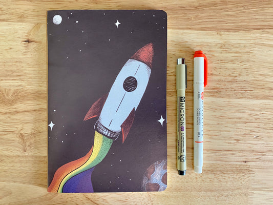 Rocket LGBT Pride Notebook