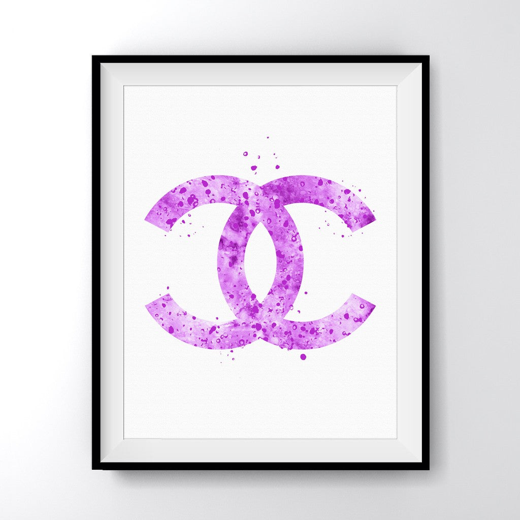 Coco Chanel Logo Art Print Poster