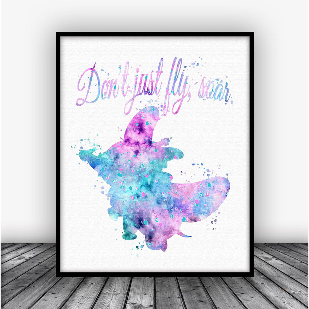 dumbo quote art print poster