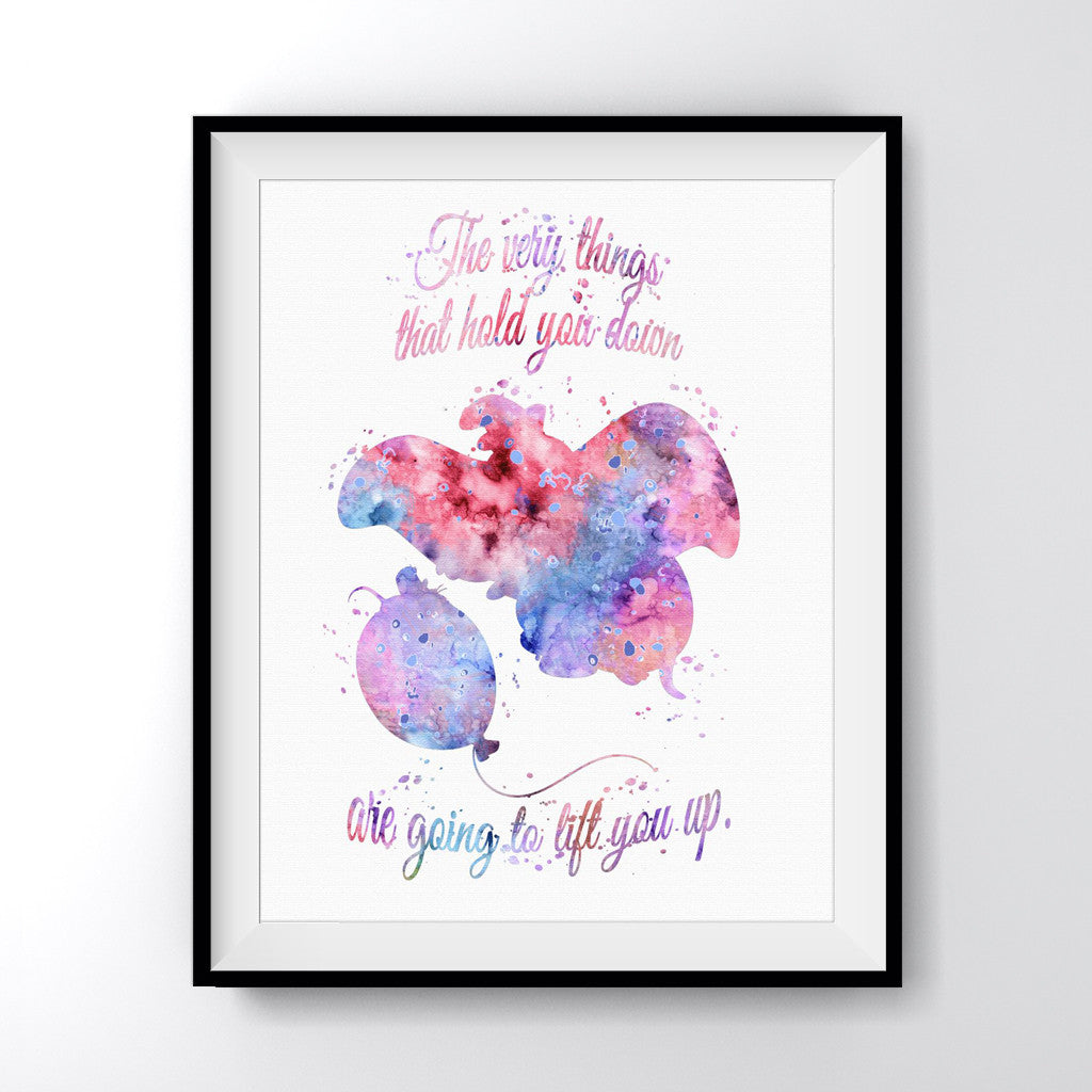 Dumbo Quote 2 Art Print Poster