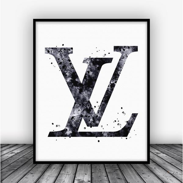 Louis Vuitton Logo Art Print Poster