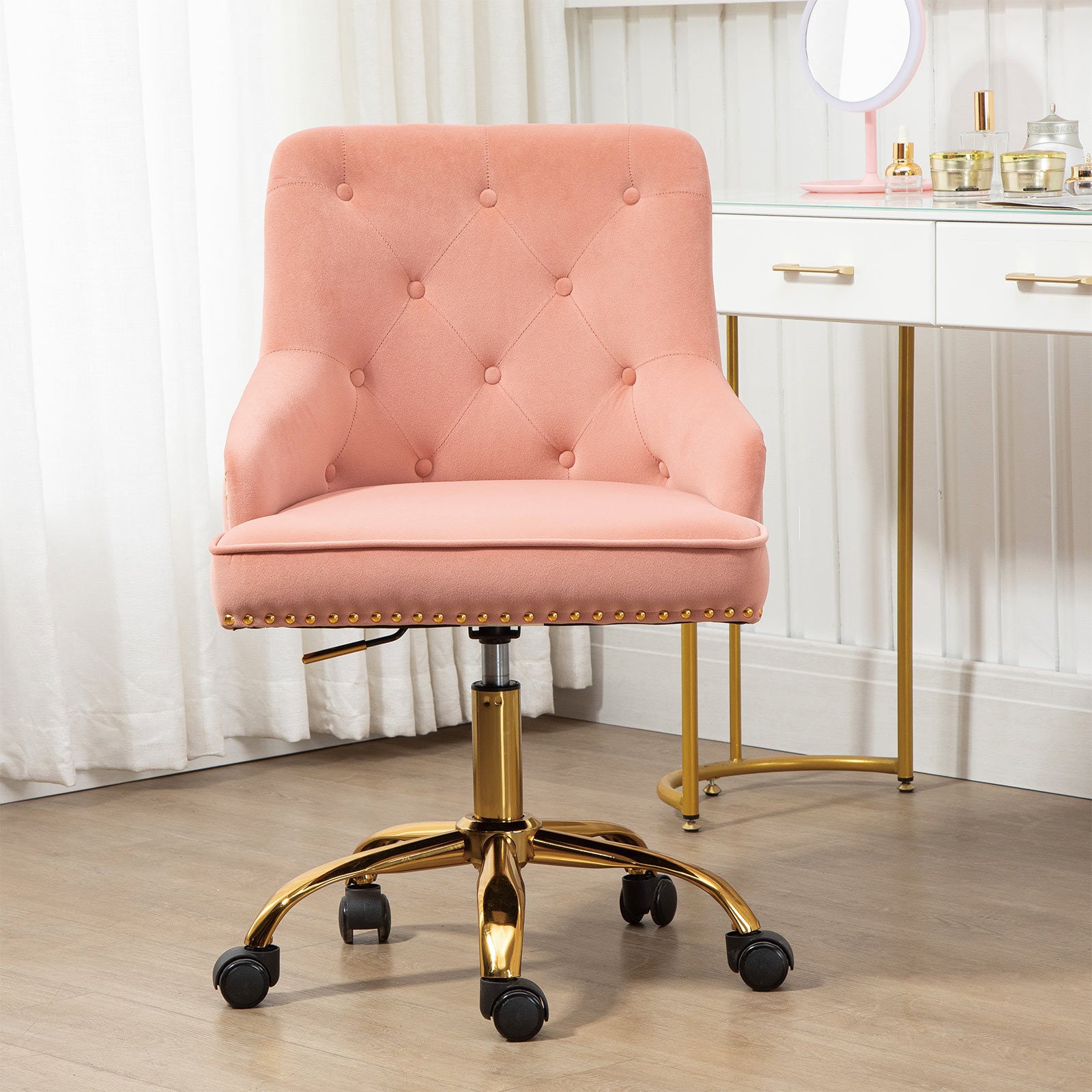 pink desk chairs