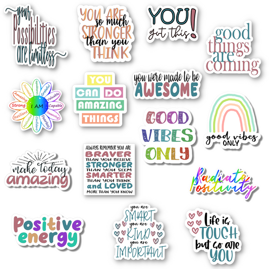 Good job motivational quotes pack Sticker for Sale by Haministic