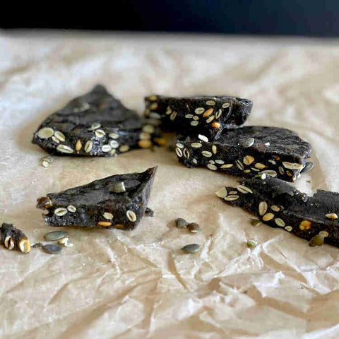 Yuzu & Pepitas Black Nougat