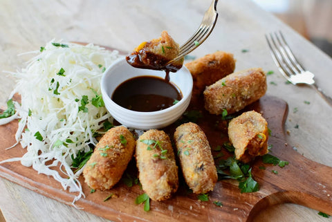 Vegan Miso Potato Croquettes