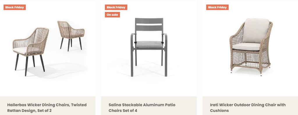 outdoor dining chairs- Black Friday Outdoor Furniture Sale On Jardina