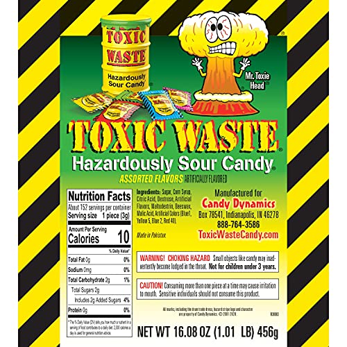 toxic waste candy flavors