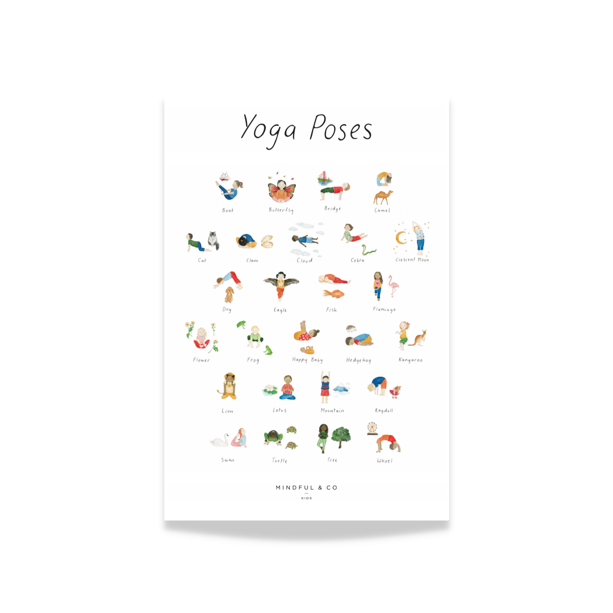 Bundle- Three sets of Kids Yoga Pose Cards (128 poses!) : Kumarah