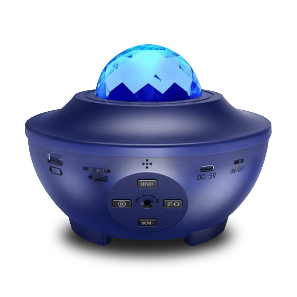 SOAIY Galaxy Star Projector Light Ceiling Starry 10 Colors Ocean Wave