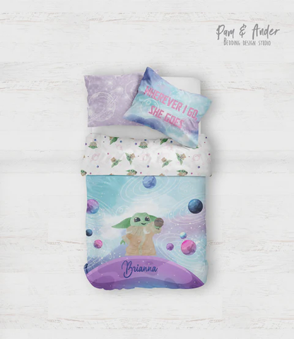 Baby Yoda Bedding