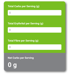 No Sugar Company Carb Calculator