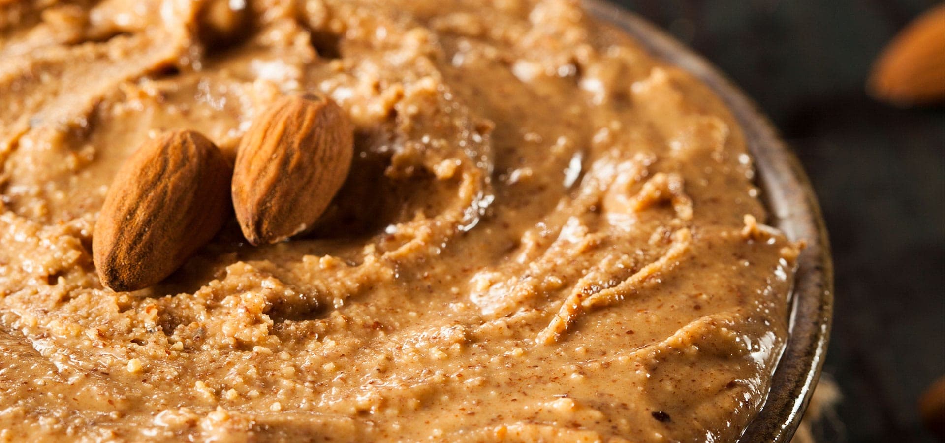 Healthy almond nut butter ingredients