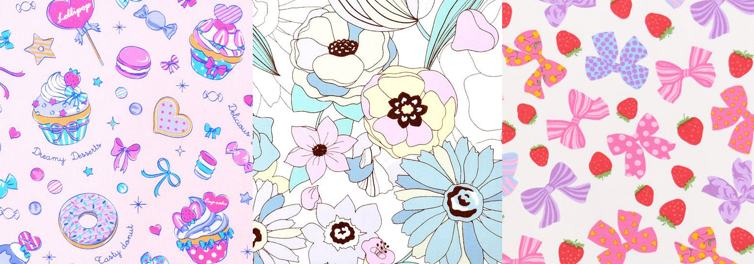 Floral pattern, strawberry pattern, apple pattern, sweets pattern, fruit pattern