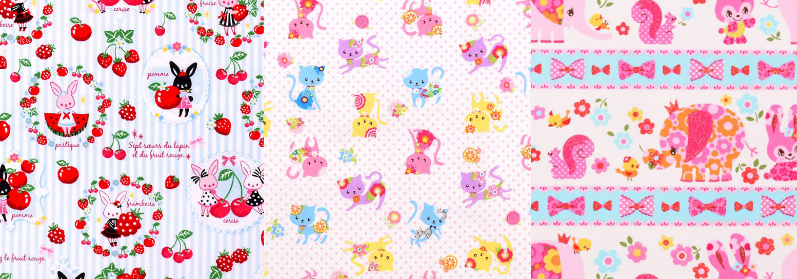 Rabbit pattern, cat pattern, forest animals