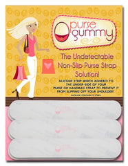 Prevent Strap Slips - The Original Non Slip Shoulder Strap Grip Strips –  Set of Large Black or Small Semi-Clear
