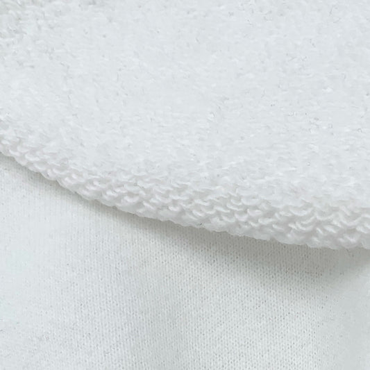 white heavy weight cotton french terry fabric by the yard and wholesale los  angeles