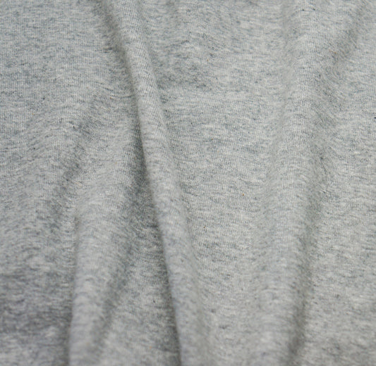 Heather Gray Cotton Rib Knit– Goldie Olding Fabrics