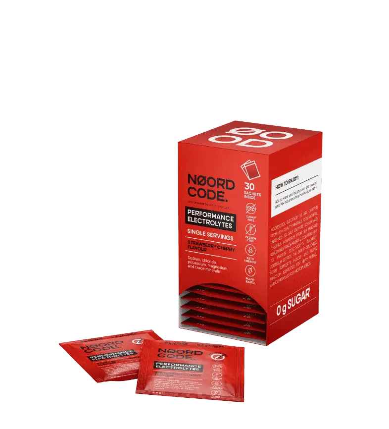 NoordCode Performance Electrolytes Strawberry Cherry Single Servings