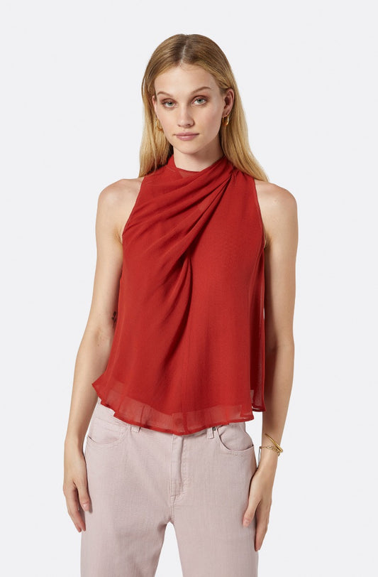 joie alicia silk racerback pocket tank