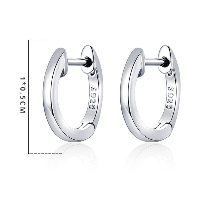 Pendientes Aro Plata Hombre Stag