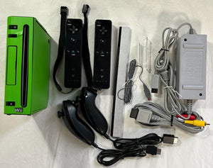 Nintendo Wii Game System w/ Controllers Supports GameCube Console Bundle  RVL-001
