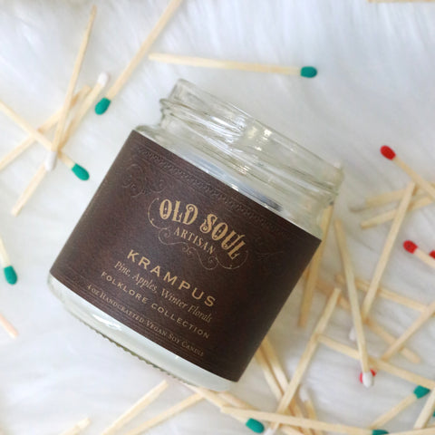 krampus candle from old soul artisan