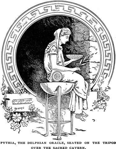 Powerful Witches in History Pythia Delphic Oracle