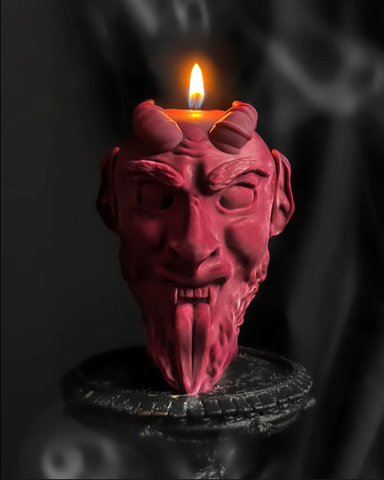 krampus candle from Graveyard wanders