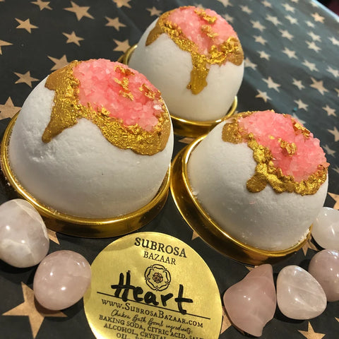 geode chakra crystal bath bombs from sub rosa bazaar