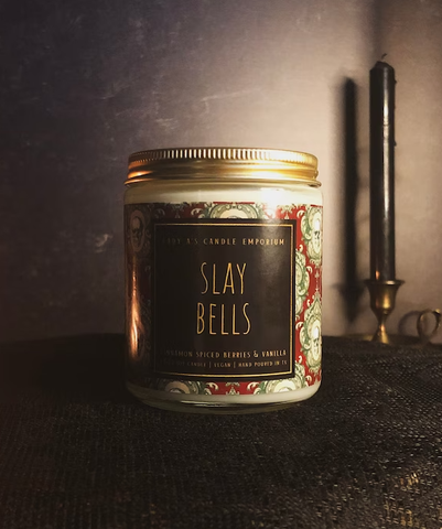 slay bells candle from lady A's candle emporium