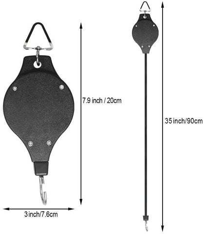 Pulley Retrátil Para Plantas