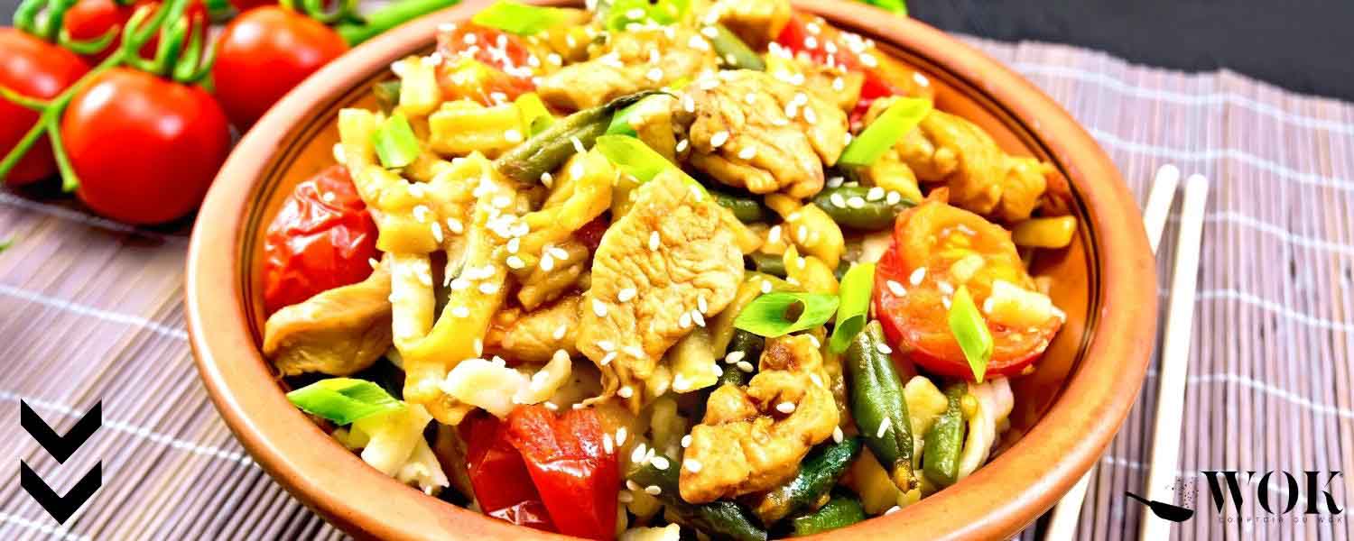 Poulet Légumes Wok