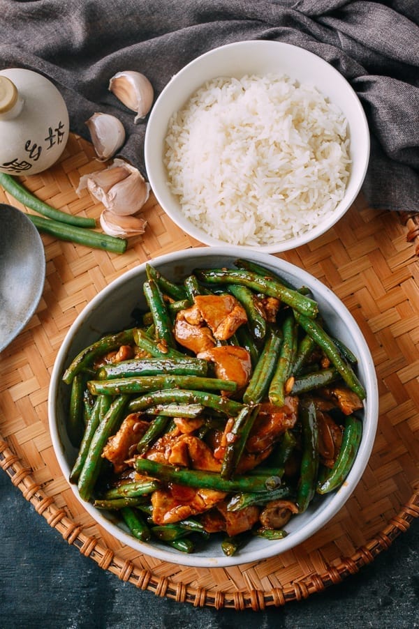 Recette Poulet sauté aux haricots verts par Francine