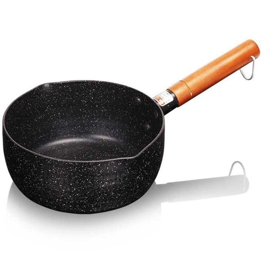 Mini poêle wok fonte d'acier Sans revêtement Avec couvercle Ø 16