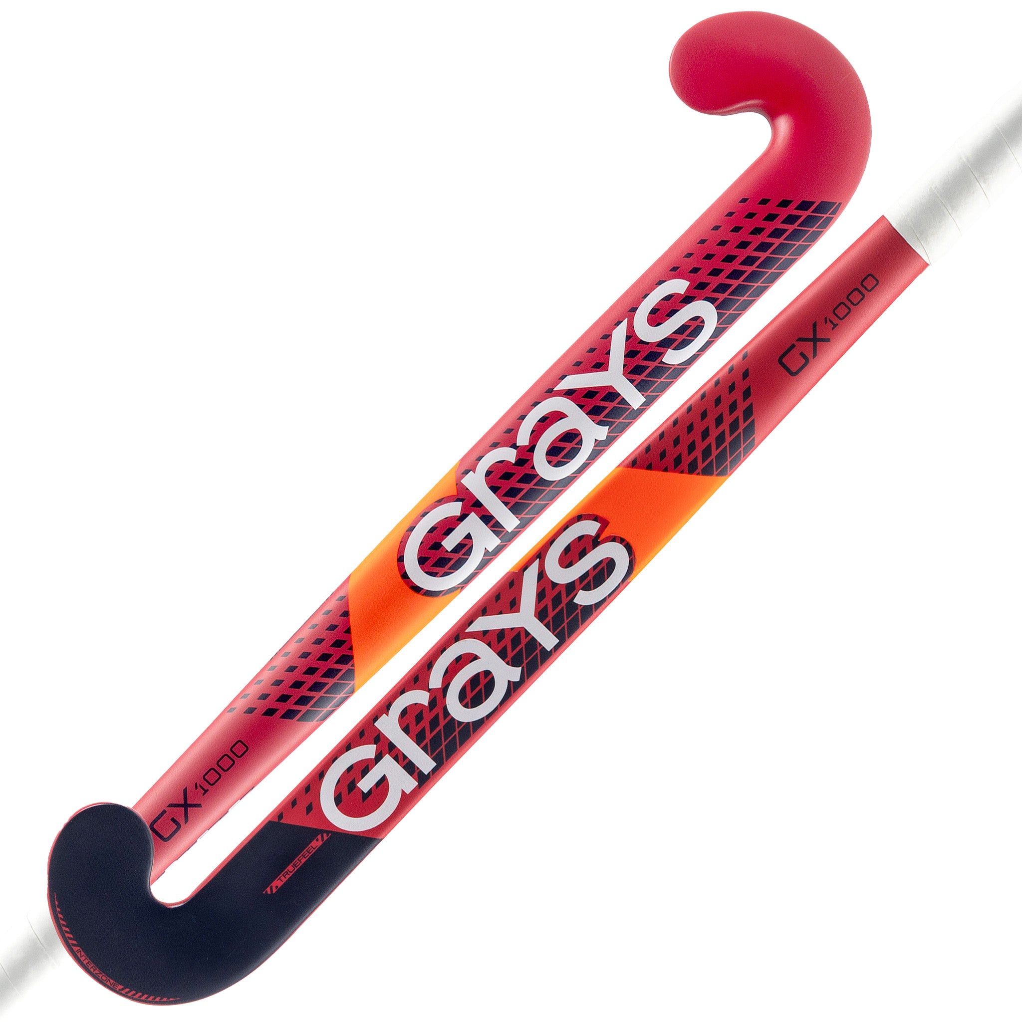 Grays GX1000 Ultrabow Hockey Stick: Red/Navy