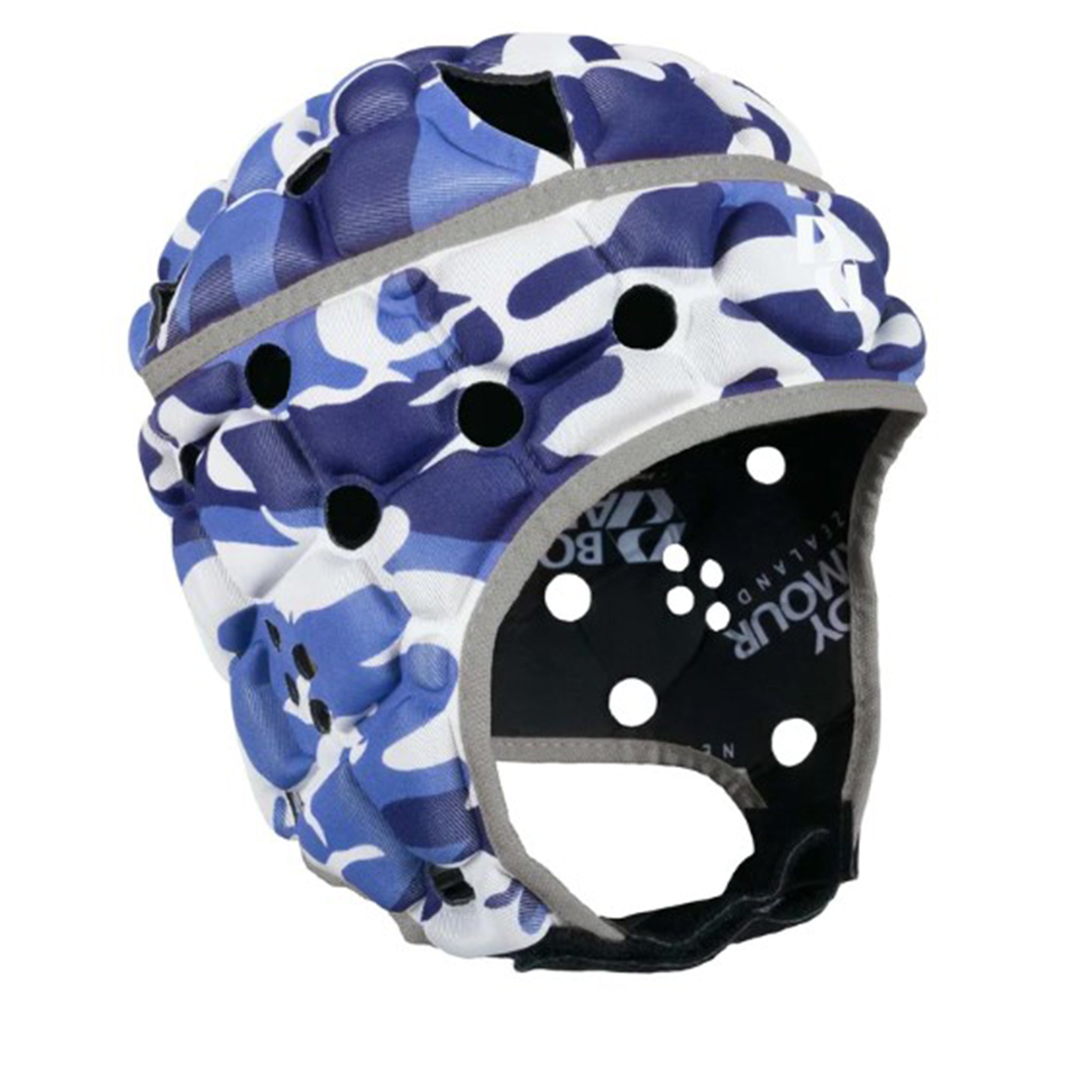 Body Armour Ventilator Headguard: Navy/Sky