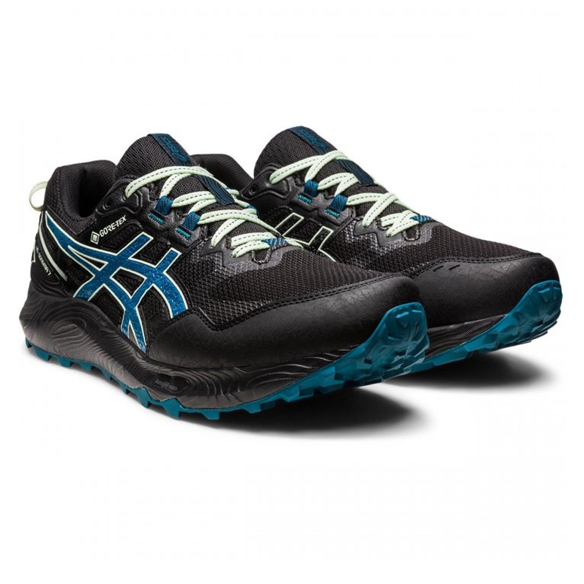 Asics Gel-Sonoma 7 GTX Mens Trail Running Shoes: Black/Ink Teal