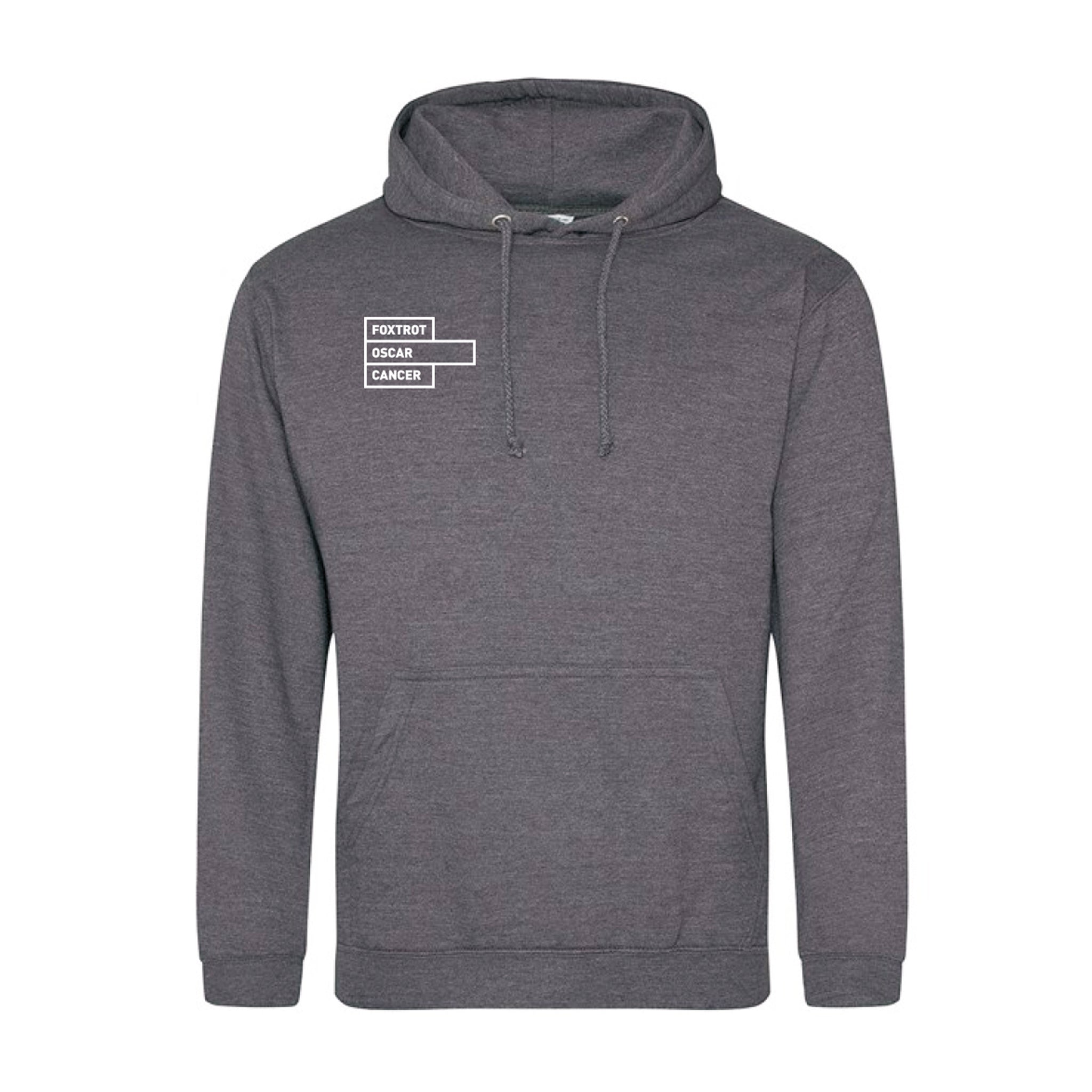 Foxtrot Oscar Hoodie: Charcoal