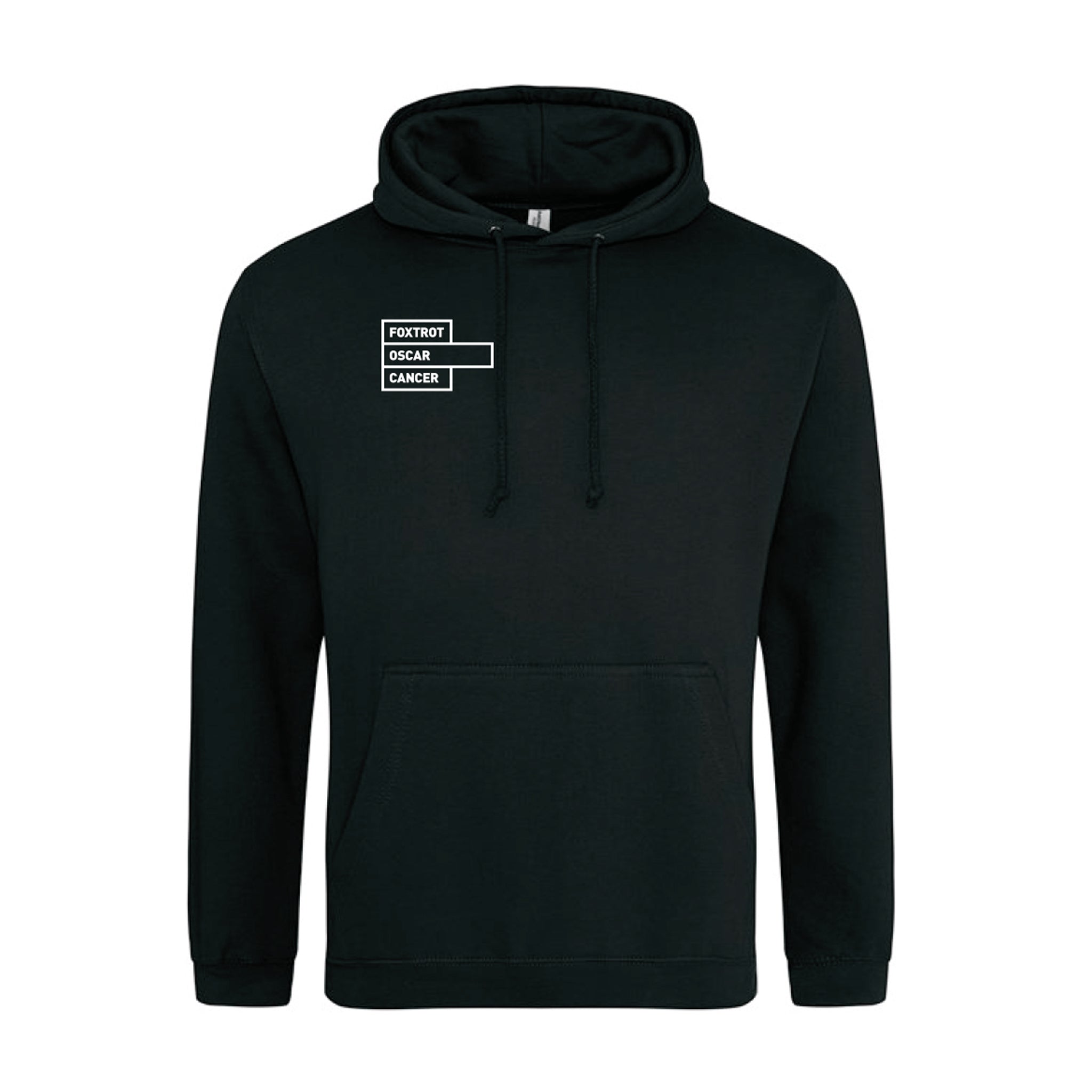 Foxtrot Oscar Hoodie: Deep Black