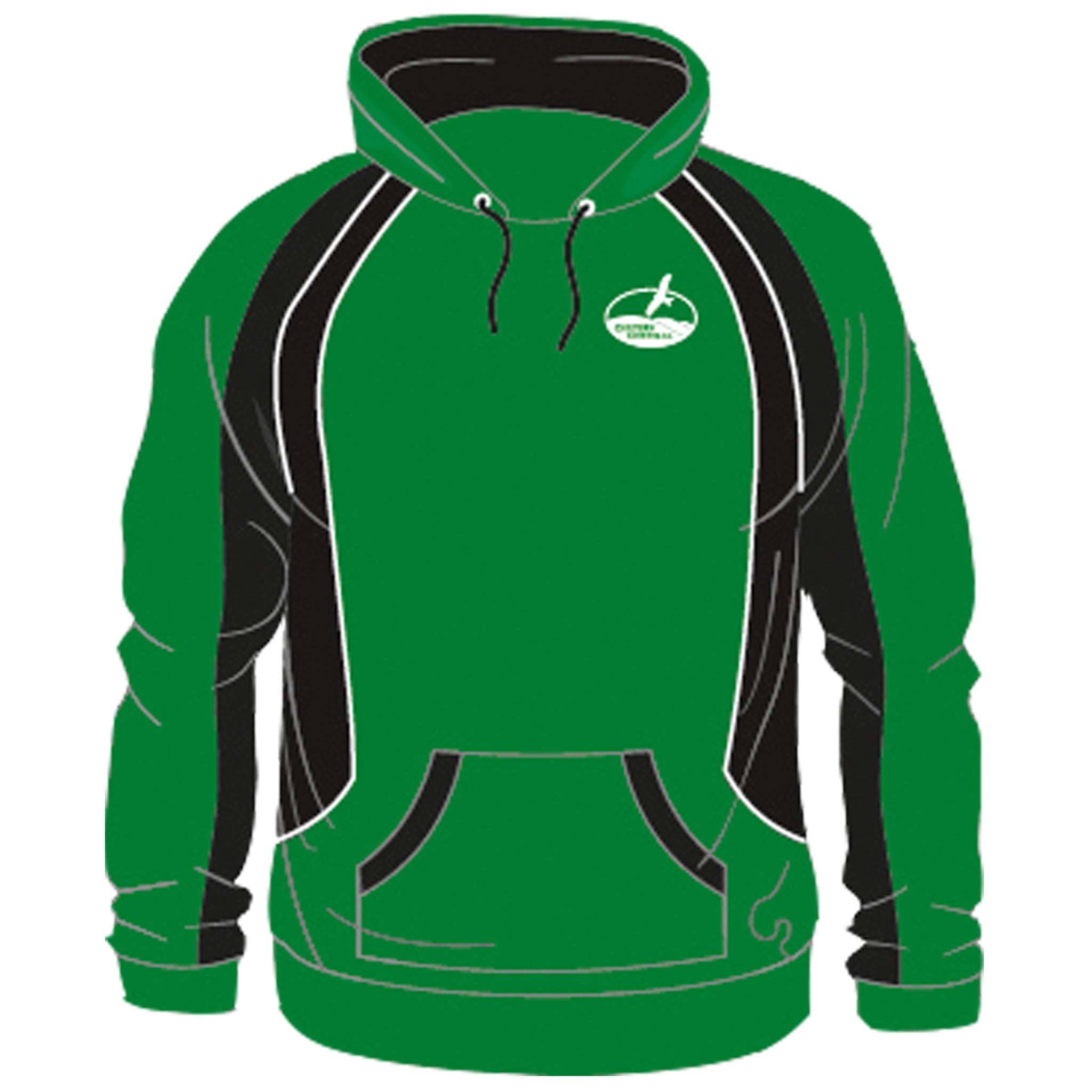 Chiltern Harriers Hoodie: Dark Emerald