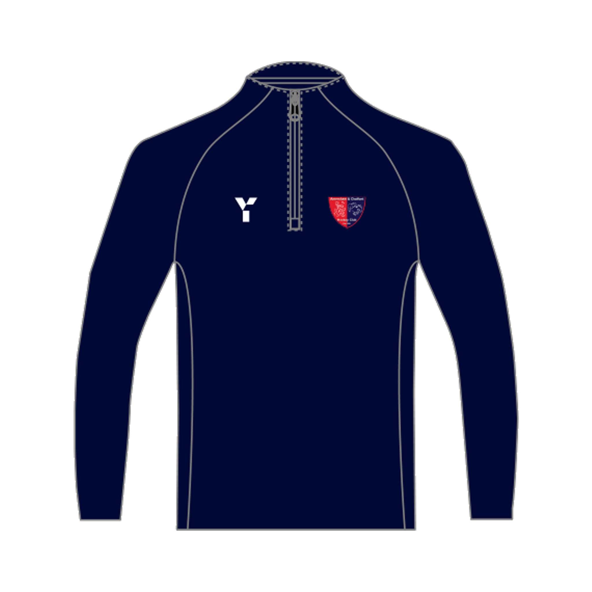 Amersham and Chalfont HC Y1 Senior Fugi Quarter Zip: Navy