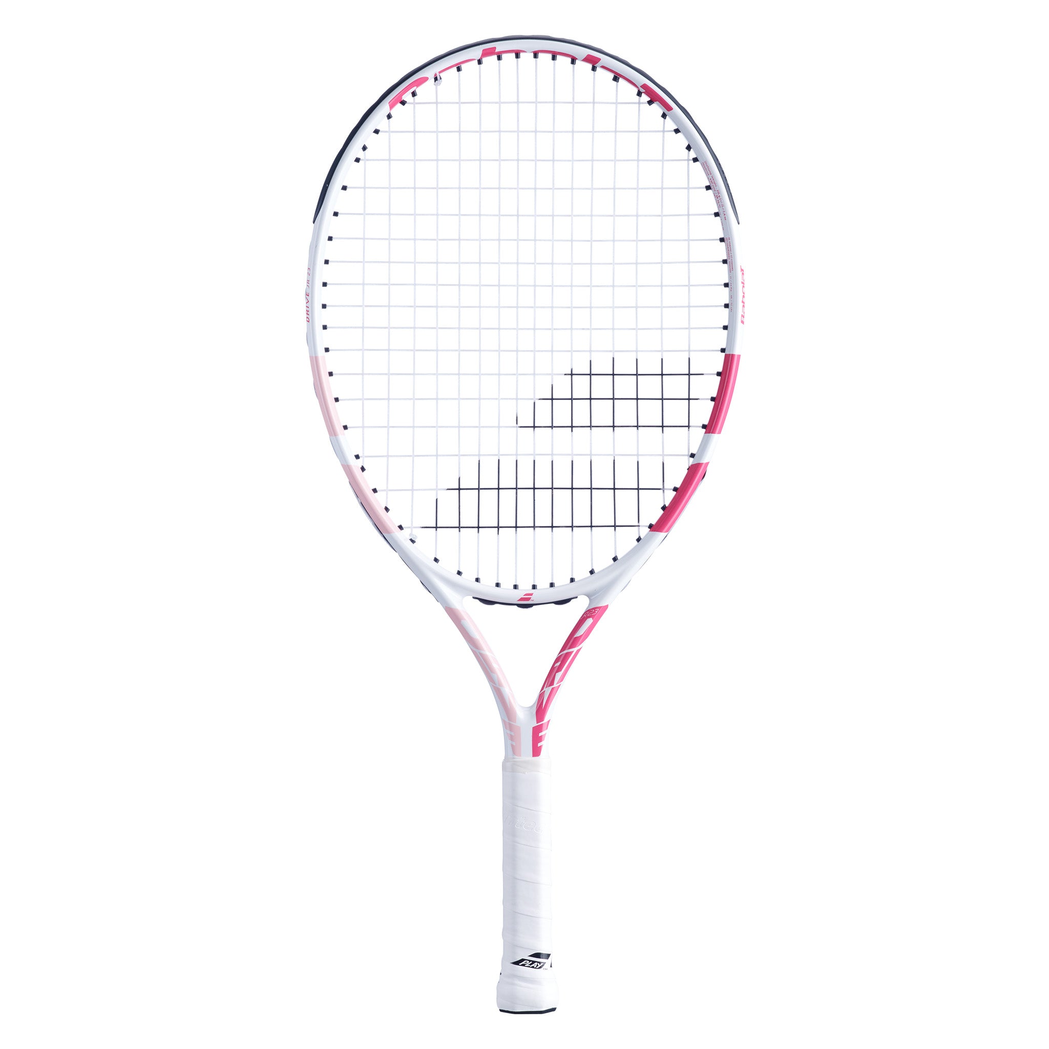 Babolat Drive Junior 23 Girl Tennis Racket: White/Pink