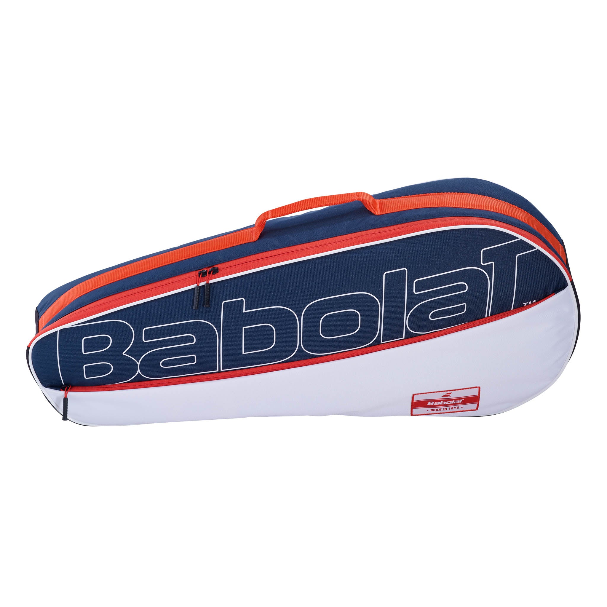 Babolat RH3 Essential - 3 Racket Tennis Bag: White/Blue/Red