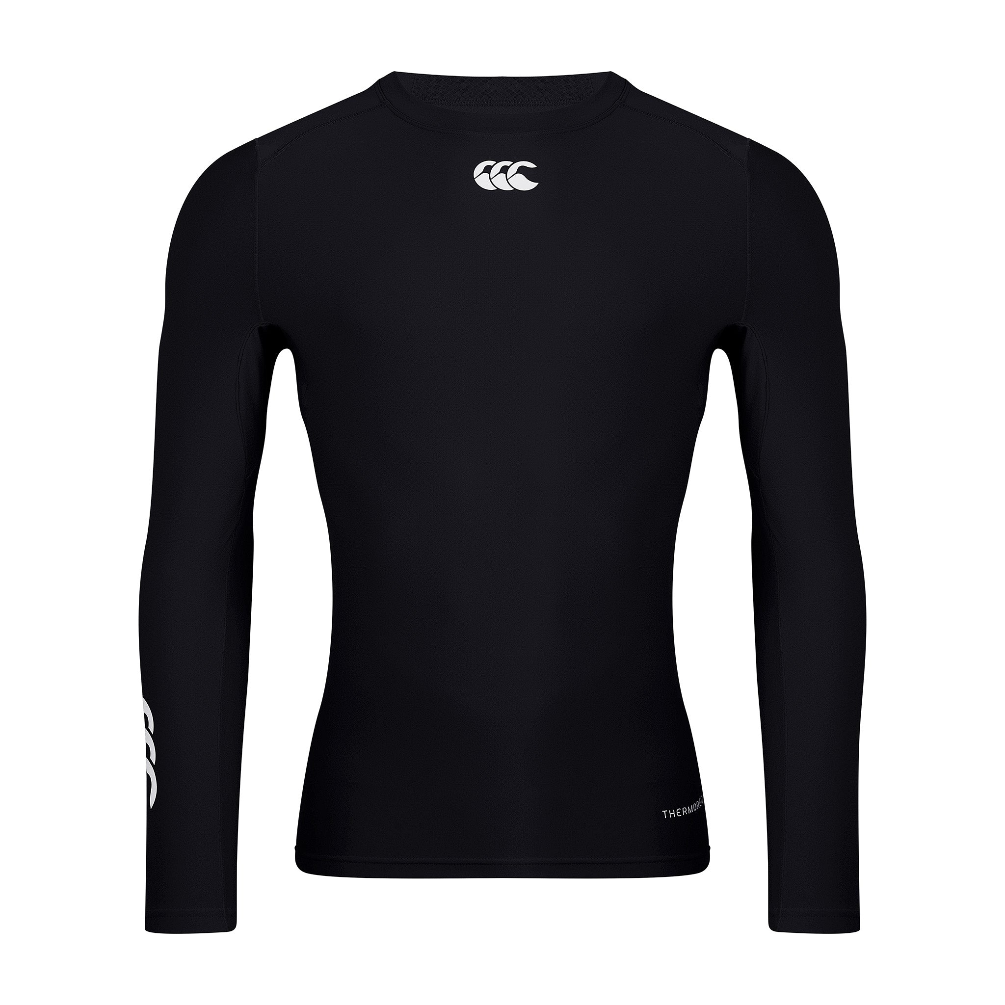 Canterbury Mens Thermoreg Long Sleeve Top: Black