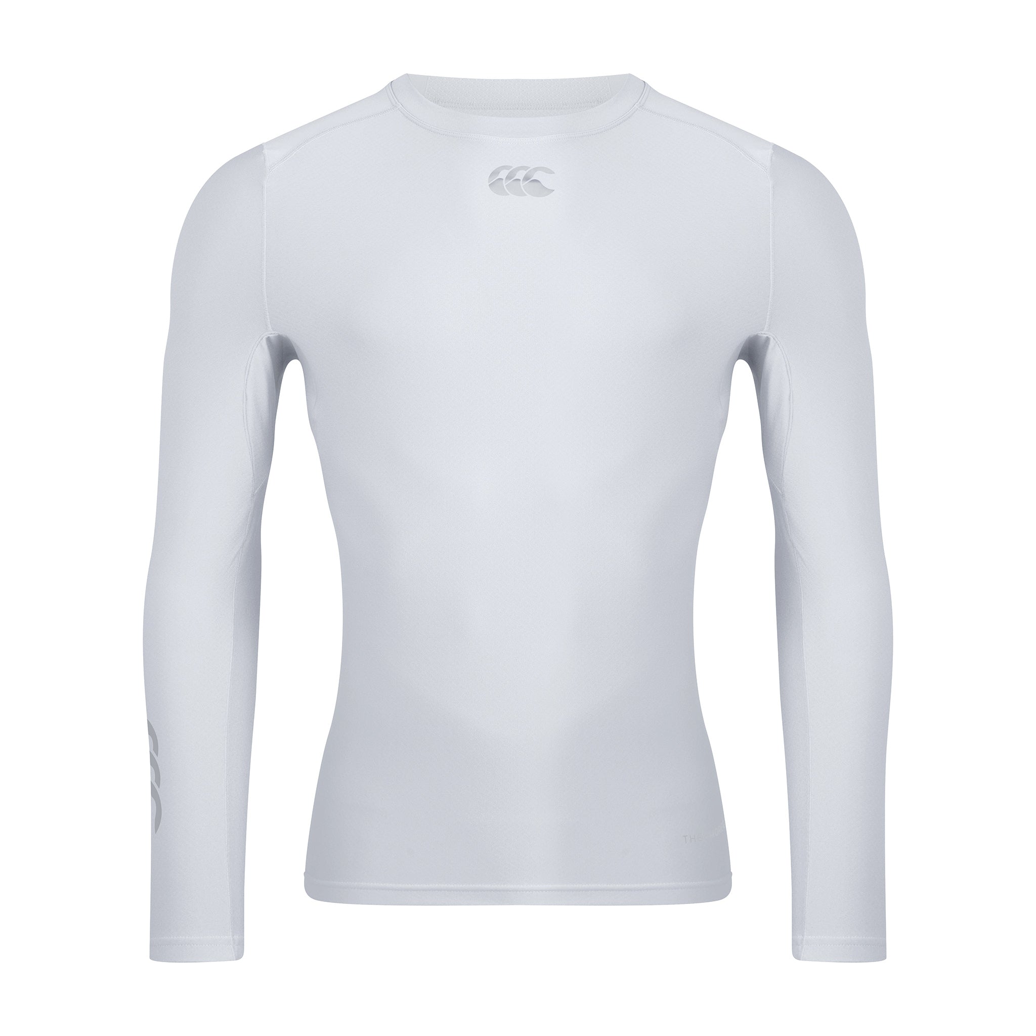 Canterbury Mens Thermoreg Long Sleeve Top: White