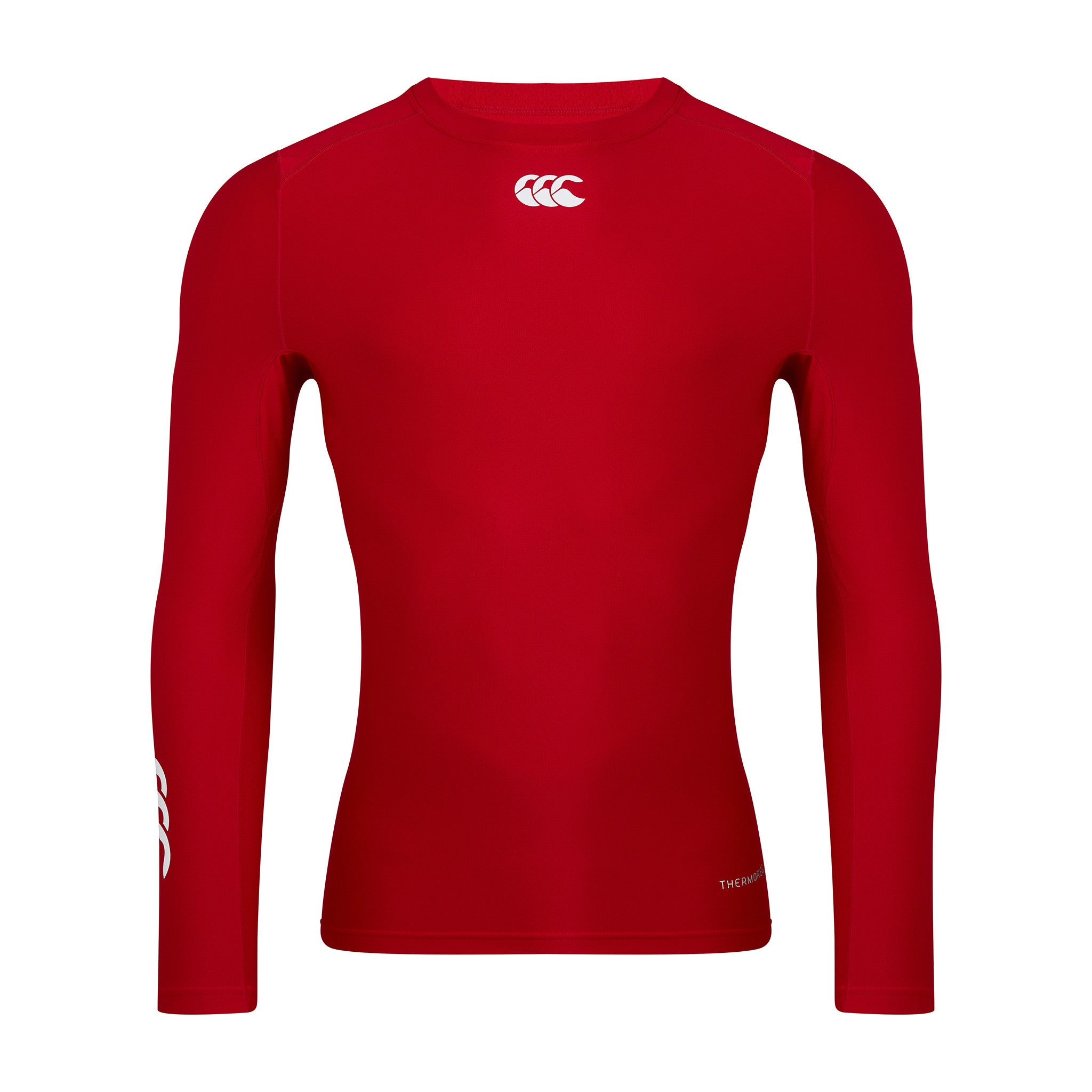 Canterbury Mens Thermoreg Long Sleeve Top: Red