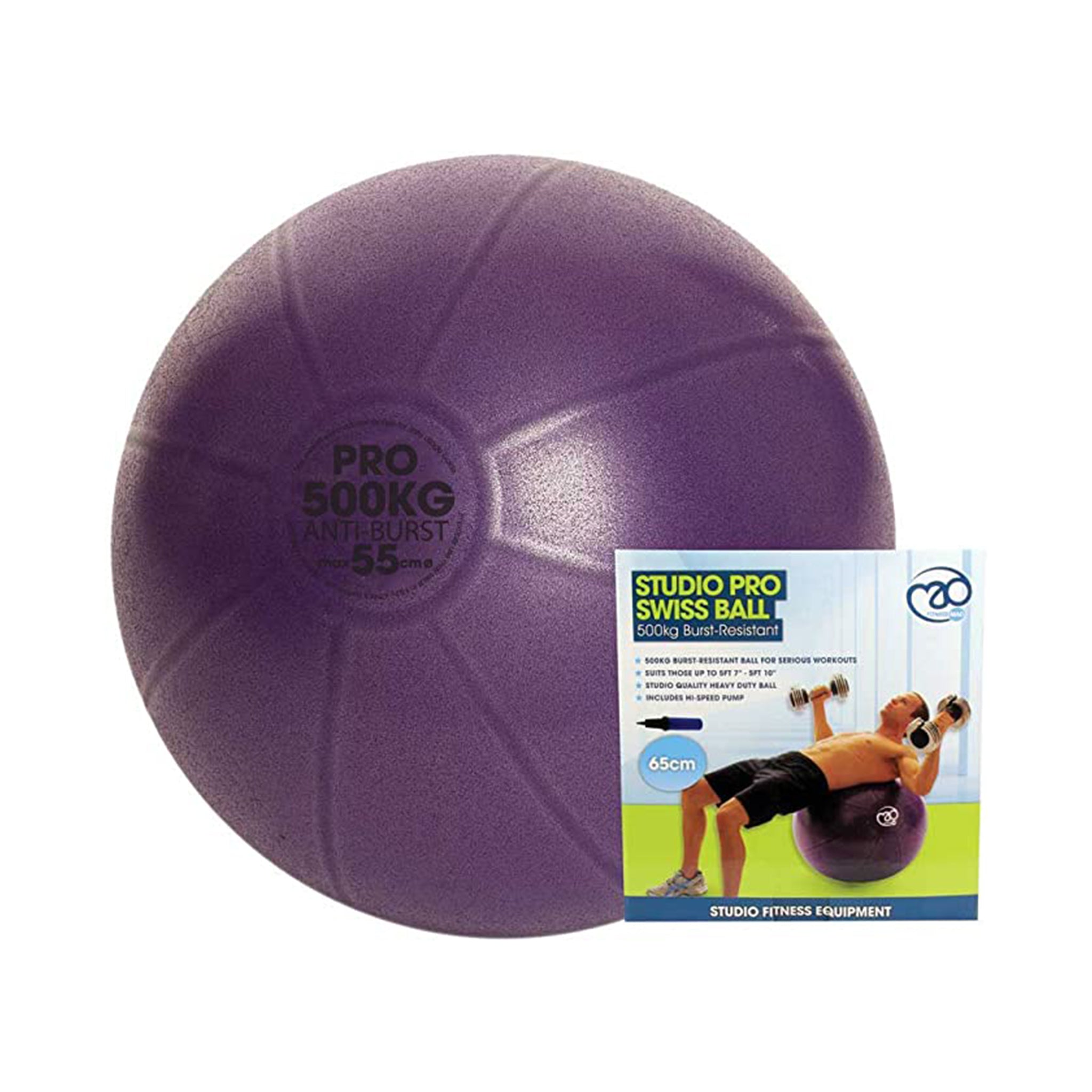 Fitness Mad Gym Fit Ball & Dvd