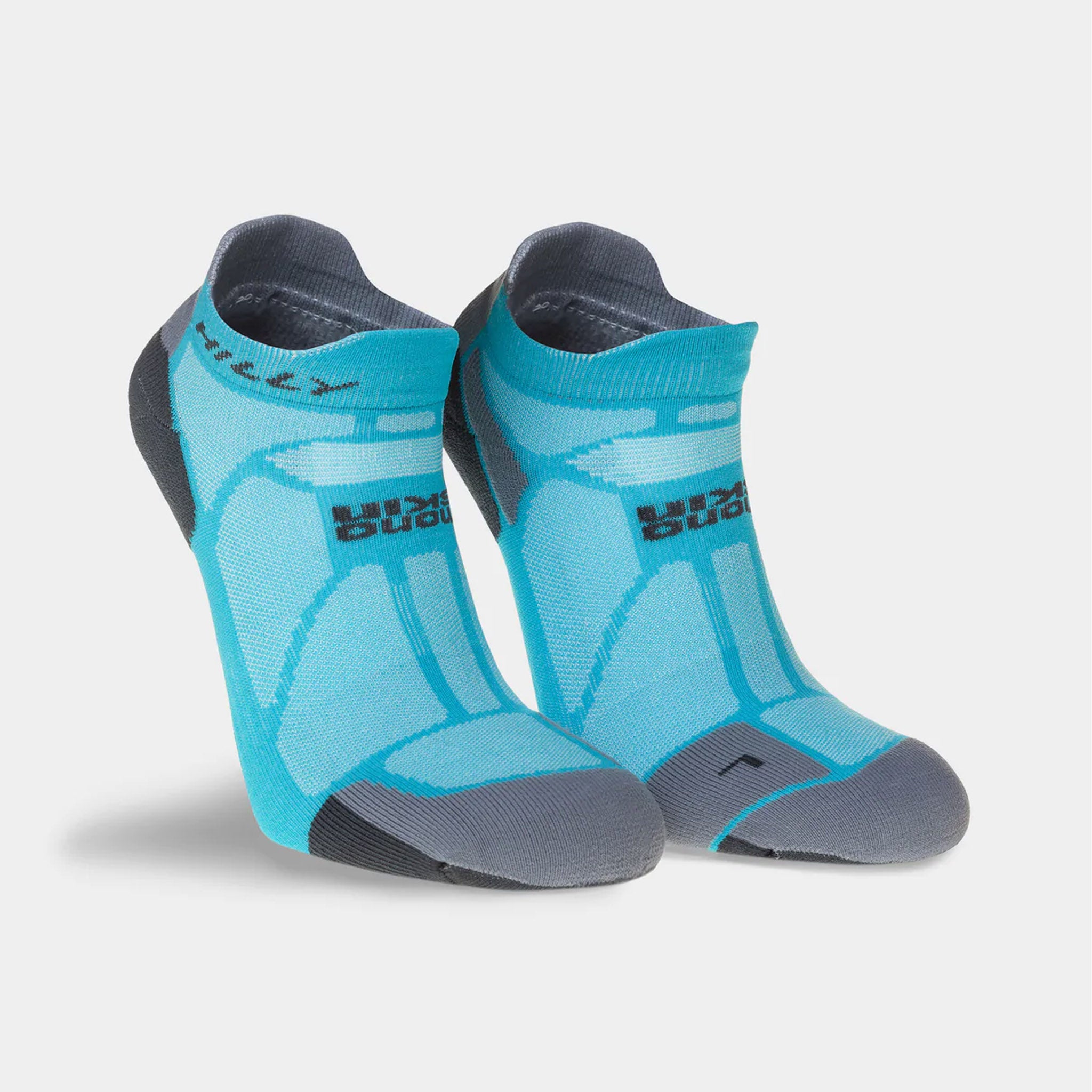 Hilly Womens Marathon Fresh Socklet: Peacock/Charcoal